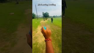 air in swing bowling #cricket swing bowling #bowling #shortsfeed #trending #short YouTube#50k