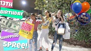 HUGE 13TH BIRTHDAY SHOPPING SPREE WITH MY BEST FRIENDS!