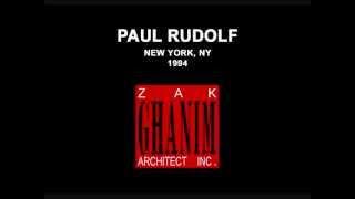 Interviews by Zak Ghanim with Paul Rudolf (Audio Only)