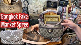 Bangkok Thailand Fake Market spree November 2024