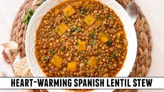 Spanish Lentil Stew with Pumpkin | EASY Heart-Warming  Fall Recipe