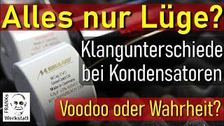 MEIN KONDENSATOR ATMET | Klang von Kondensatoren  - technisch begründet | #DIY #elektronik