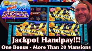 Jackpot! Huff ‘n More Puff Power 4 Lands More Than 20 Mansions In A Single Bonus!