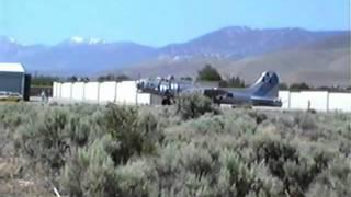 B-17 "Sentimental Journey" Low Flyby at Carson City, NV