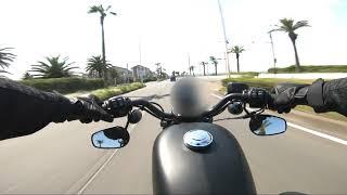 Harley Iron883 moderate acceleration with pure sound