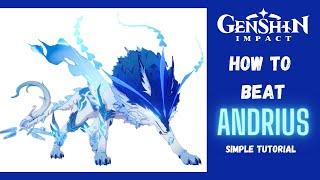 Genshin Impact - How to beat Andrius (Simple Tutorial)