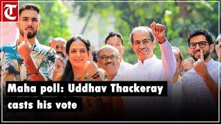 Maharasthra poll: Uddhav Thackeray, Aaditya cast their votes