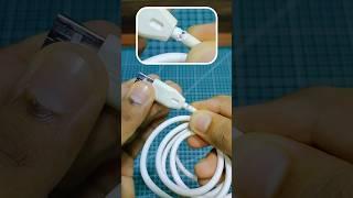 How To Repair Broken Mobile Charger Cable || Life Hacks || Viral Shorts || Creastar