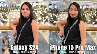 Samsung S24 vs iPhone 15 Pro Max camera | The Ultimate Comparison!