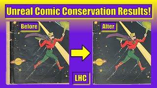 Unbelievable Comic Book Conservation Before and After!