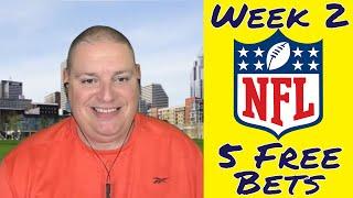 NFL Week 2 - Sunday 5 Free Betting Picks & Predictions - 9/17/23 l Picks & Parlays