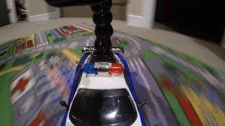 RC POLICE CAR CHASES MONSTER TRUCK!  Action! Toy Cars!