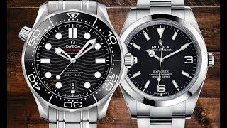 BATTLE OF THE TITANS: Omega Seamaster Professional (2018) Vs. Rolex Explorer 214270