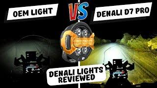 Denali Motorcycle Lights Review (D7 Pro) | Best Aux Lights... Ever?