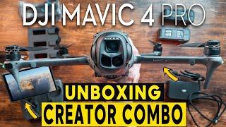 DJI MAVIC 4 PRO UNBOXING - CREATOR COMBO RC PRO 2