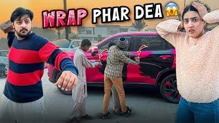 SOCIETY K BACHO NY GARI KA WRAP PHAR DEA  | Police Ko Bulana Par Gya|Youtube Ki Taraf Sy Surprise