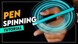 WORLD'S MOST EASIEST PEN SPINNING TRICK - Tutorial | Pen Spin For Beginners !!