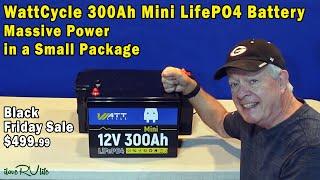 WattCycle 300Ah Mini LifePO4 Battery - Massive Power in a Small Package