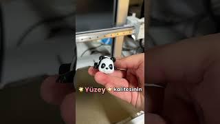 Bambu lab A1 Combo yazıcı ile almış olduğumuz panda baskısı #3dprinting #3dyazıcı #bambulab #toys