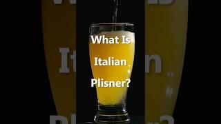 What Is Italian Pilsner? #shorts