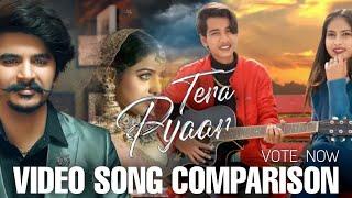 HARSHIT OFFICIAL VS GULZAR CHANNIWALA | TERA PYAR | NEW HARYANVI SONG | COMPARISON