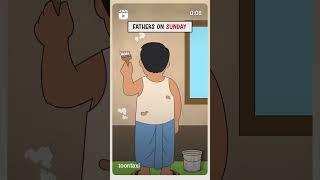 father on the sunday every house##shorts