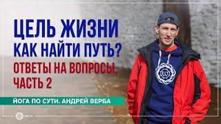 Как найти цель жизни и следовать ей? Ответы на вопросы, часть 2