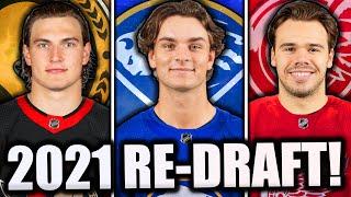 I Re-Drafted the ENTIRE 1st Round of the 2021 NHL Draft… (FULL Top 32)