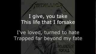 Metallica - Harvester Of Sorrow Lyrics (HD)