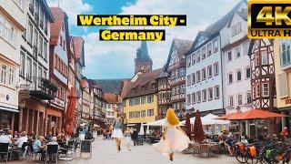 25. Wertheim City - Germany Walking Tour 4K / du lịch Đức - tham quan thành phố ngàn sao