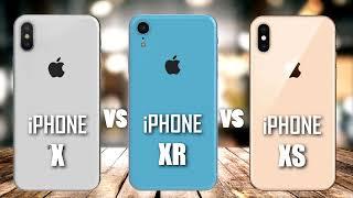 iPHONE X VS iPHONE XR VS iPHONE XS Comparison