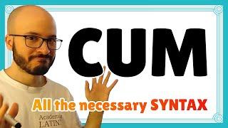 Syntactic functions and values of CUM ️ super important! ‹ Latin course #12.27