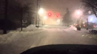 Hangar 18 R&D MASHPEE; Main Street Hyannis during blizzard