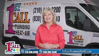 For AC or Plumbing problems big or small it’s 1st Call Plumbing & AC