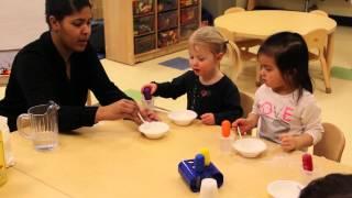 Preschool Science Experiment at Bright Horizons