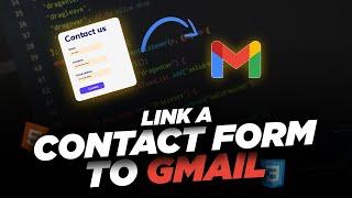 Create a Contact Form and Send Emails to Gmail