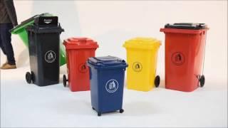 Wheelie Bins with Optional Lids