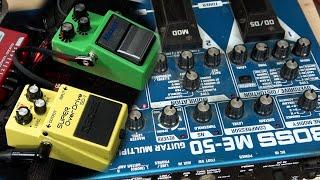 Boss ME50 Overdrives comparison