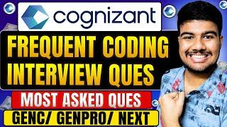 Cognizant Most Frequently Asked Coding Questions | Crack GenC, GenC Next, GenC Pro