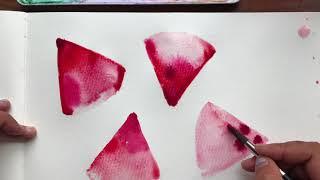 Easy Beginners Watercolour Watermelon Quick Painting Tutorial - 10 min tips & tricks