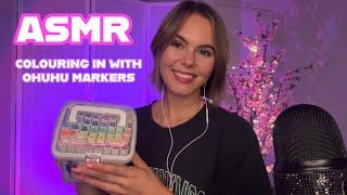 ASMR | Colouring In Triggers with Ohuhu Markers 