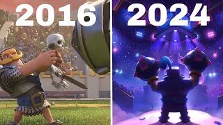 All Clash Royale Animations (2016-2024)