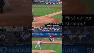 Ben Rice Caught Him! First Career Catcher Highlight