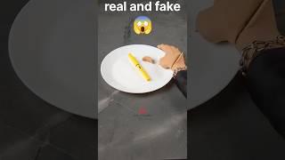 Impossible real and fake Challenge: Can You Tell the Difference #vlog #short #real and fake