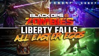 EVERY Side Easter Egg in LIBERTY FALLS… (All Secret Rewards & Upgrades) - Black Ops 6 Zombies