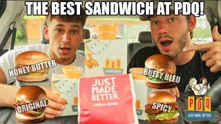 Trying Every Sandwich at PDQ!!