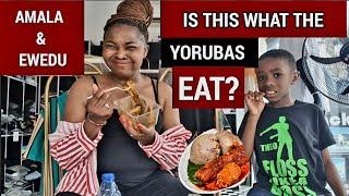 Eating Amala and Ewedu for the First Time - Best Lagos Street Food