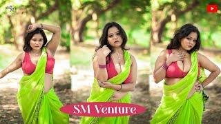 BONG BEAUTY IN OUTDOOR FEAT. SRESTHA | SAREE FASHION VLOG | SM VENTURES | 2024