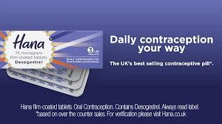 Hana® is a daily contraception available to buy without prescription