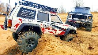 RC Cars Sand Storm Racing - Jeep Cherokee VS Ford Bronco – Axial SCX10 - Wilimovich